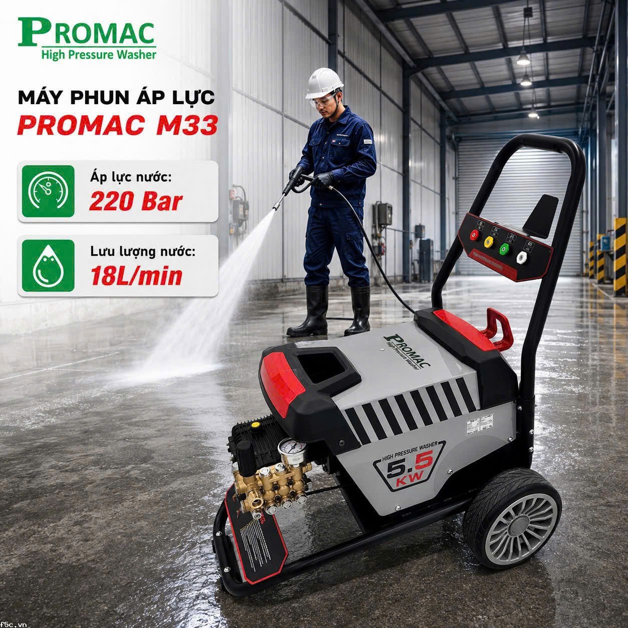 Máy phun áp lực PROMAC M33 
