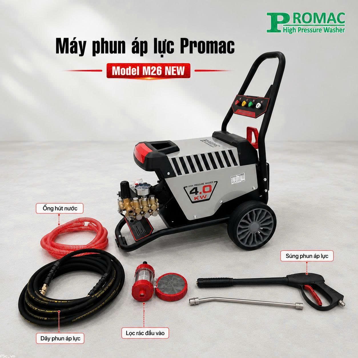 Máy phun áp lực PROMAC M26 NEW