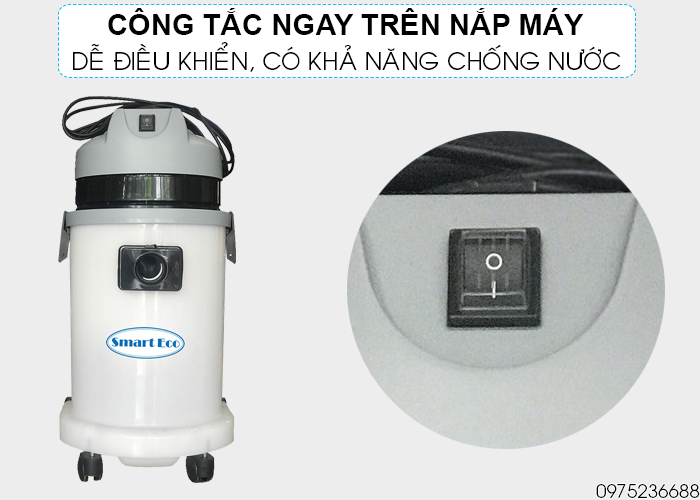 Máy hút bụi hút nước Smart Eco SE 30 HEPA - 1800W