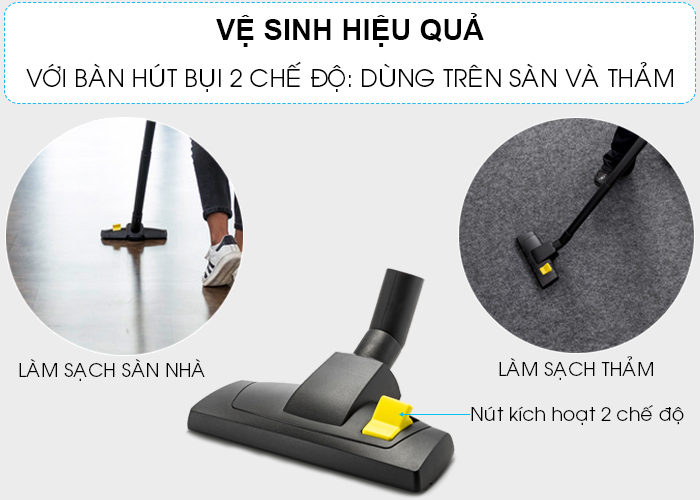 Máy hút bụi công nghiệp Karcher T 11/1 Classic mã 1.527-197.0