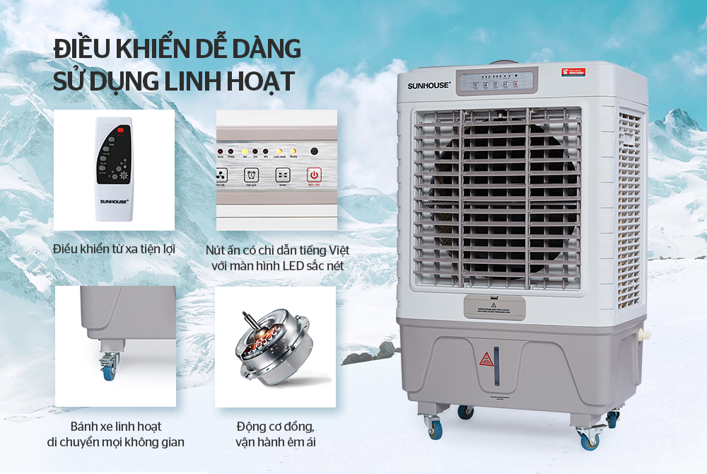 Quạt điều hòa Sunhouse SHD7746