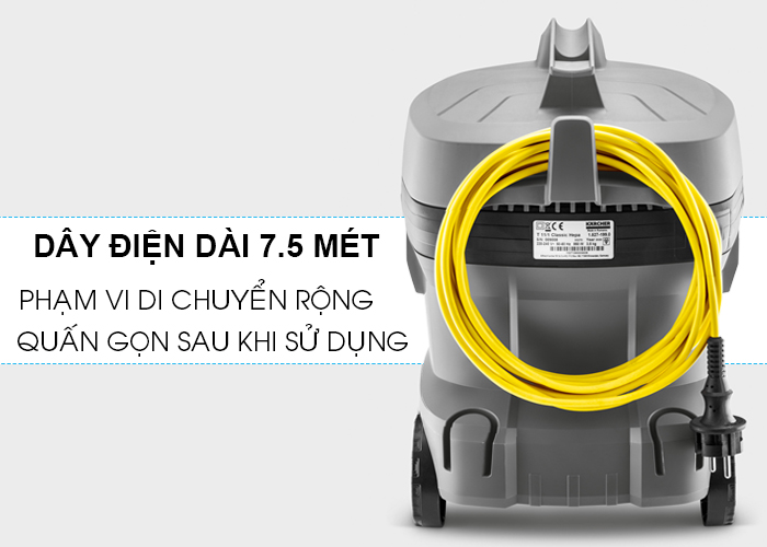 Máy hút bụi công nghiệp Karcher T 11/1 Classic mã 1.527-197.0