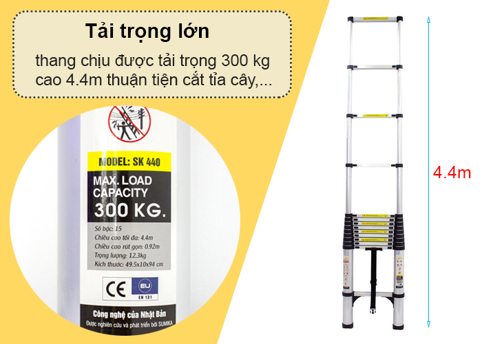 Thang nhôm rút gọn Sumika SK 440